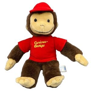 Toy Network Curious George 13" Plush Stuffed Animal Doll Vintage